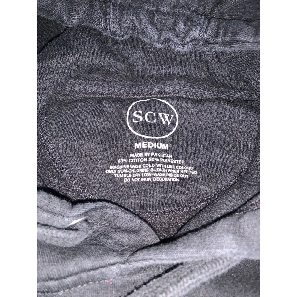 SCW Ramen Traditional Japanese Soup Graphic Hoodie Black Medium - Picture 7 of 10